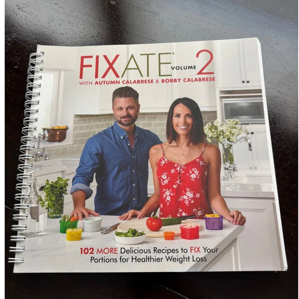 Beachbody Ultimate Portion Fix & Fixate Vol 2 Cookbook Nutrition Bundle 6 Books